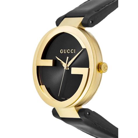 gucci gold interlocking g watch